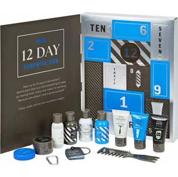 Kosmetická sada Adventní kalendář pánská kosmetika DÁREK pro kluka, Tátu, muže k Vánocům