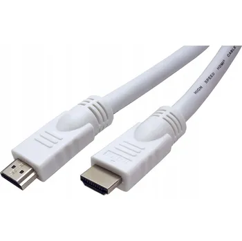 Video kabel VALUE High Speed HDMI kabel s Ethernetem, HDMI M - HDMI M, bílý, 20m