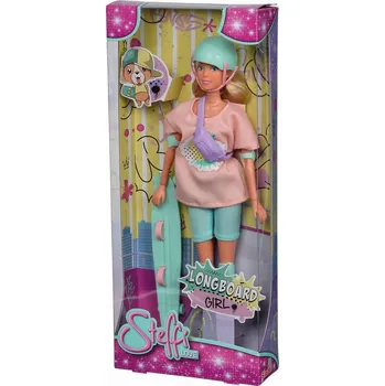 Panenka Panenka Steffi na longboardu