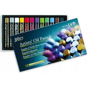 Kresba MUNGYO METALICKÉ OLEJOVÉ PASTELKY 12 BAREV MOP-12M