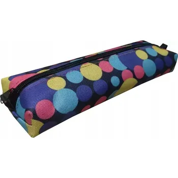Penál Školní potřeby Pouzdro na psací potřeby Školní penál NS02 puntíky