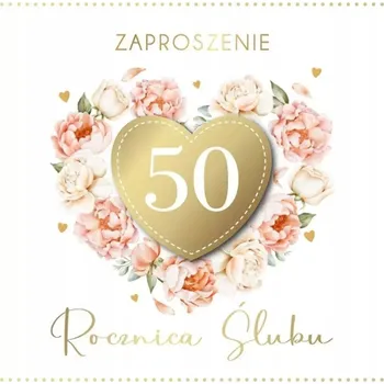 Vrták Pozvánka na 50. výročí svatby (Zlatá svatba)