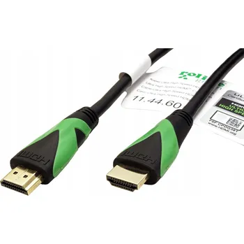 Video kabel ROLINE-GREEN Ultra High Speed HDMI kabel, 8K@60Hz,HDMI M-M, TPE, černý, 1m