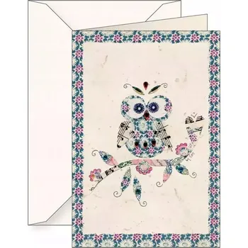 Obálka Přání B6 + obálka 5826 Sova