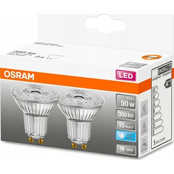 Žárovka Sada 2x LED žárovka GU10 4,3W = 50W 4000K Osram