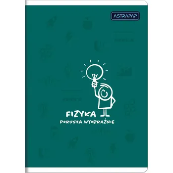 Sešit Tematický sešit ASTRAPAP A5, 60 listů, čtvereček, FYZIKA