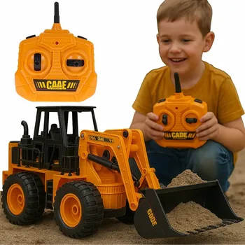 autíčko KOPARKA ZDALNIE STEROWANA NA PILOTA SPYCHACZ TRAKTOR AUTÍČKO s funkcí kouře