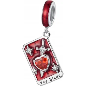 Přívěsek Charms Přívěsek Charms Tarotové karty Čepel Stříbro 925 Charmsy Trusky