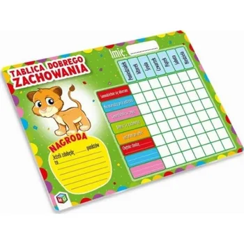 Obraz Motivační tabulka Multigra Tabulka chování 46 x 32 cm