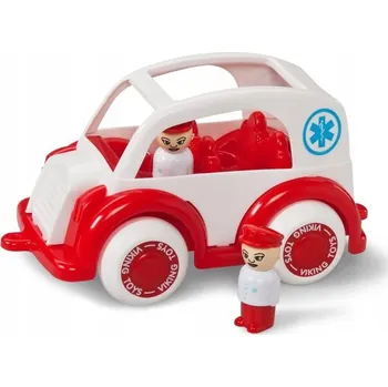 autíčko Vozidlo Ambulance s figurkami Jumbo Viking Toys KARETKA HRAČKOVÝ Vozík Autíčko