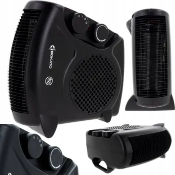Přímotop Termoventilátor elektrický ohřívač Bokato GRZ939 2000 W termostat
