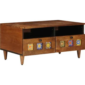 Televizní stolek vidaXL Televizní skříň se zásuvkou Vlašský ořech 70 x 33,5 x 46 cm