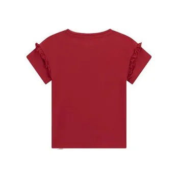 Pánské tričko Guess T-Shirt K6RI04 K6YW4 Červená Regular Fit 5Y