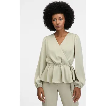 Dámské oblečení Khaki dámská halenka ORSAY - Dámské Orsay šedá 3058813