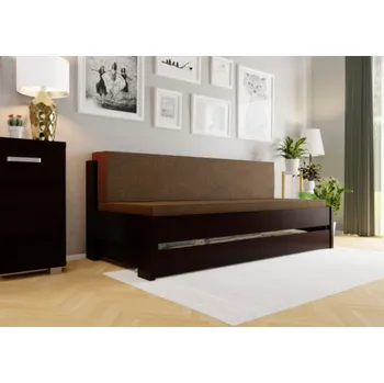 Postel Rozkládací postel Betka Eukalyptus tmavě hnědý Bombay 74