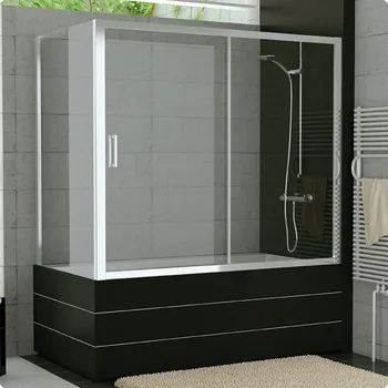 Sprchové dveře DOPRODEJ RONAL zast.BTB stabil.vzpěra (sada s profily) aluchrom