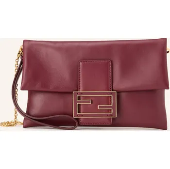 Kabelka Fendi Dámská Kabelka Mamma Baguette, tmavě červená / zlatá,...