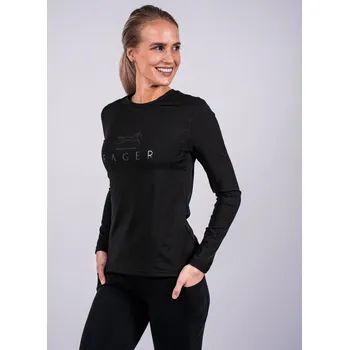 Dámské tričko FAGER Triko s dlouhým rukávem Fia Fager, černé M