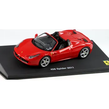 autíčko Ferrari 458 Italia Spider 2011 1:43 - DeAgostini časopis s modelem Ferrari 458 - kovový model