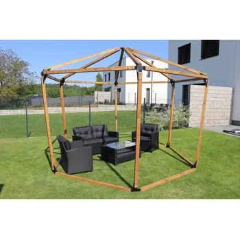 Zahradní altán HEXANO Dřevěný zahradní altán