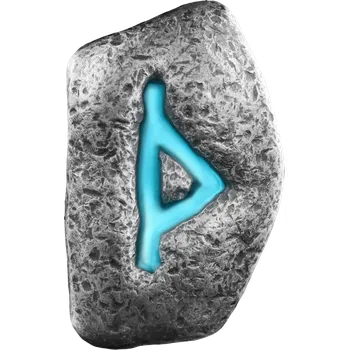 Stříbrná runa 1 oz Thurisaz Germania Mint Fluorescenční