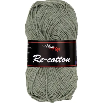 Vlna Hep Re-cotton 81222 šedozelená