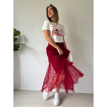 Dámské šaty Mishel Sukně Christmas red Velikost: UNI