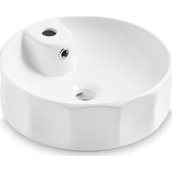 Umyvadlo Bathco 4158 - Umyvadlo na desku CIRCUS pr. 42 cm porcelán/bílá