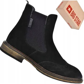 Pánské oblečení Big Star pánské boty Chelsea OO174192 velikost 43