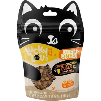 Lucky Lou Lucky Ones Cubes pamlsky kuřecí a sýr 80 g