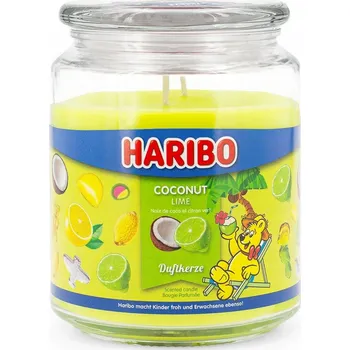Svíčka Parafínová vonná svíčka Coconut Lime Haribo 1 ks