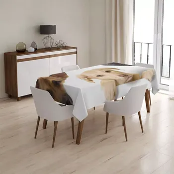 ubrus Sablio Ubrus Štěňátka a koťátka - 90x90 cm