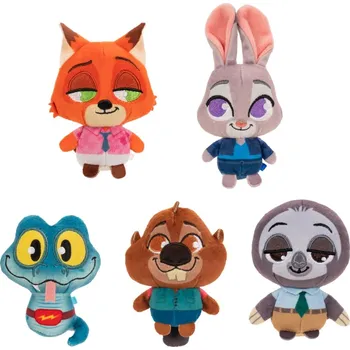 plyšák Jazwares Zootropolis 8 cm 5 ks