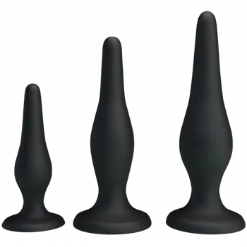 Anální kolík Pretty Love Mini Anal Kit Black