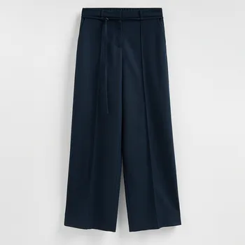 Dámské kalhoty Reserved - Kalhoty s nažehlenými puky - tmavomodrá - 175IS-59X - 175IS-59X-XS