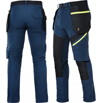 Pracovní obuv PRACOVNÍ KALHOTY DO PASU PROCERA AXEL ELASTICKÉ SPANDEX BOJOVKY 60