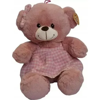 plyšák Plyšová Hračka MEDVÍDEK v šatech 30 cm 4126