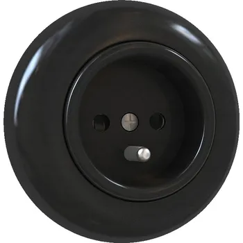 Elektrická zásuvka Elektrická Zásuvka Electromalt černá