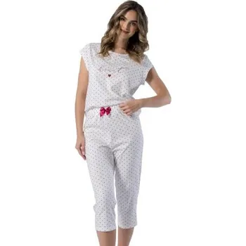 Dámské pyžamo Dámské pyžamo Fabiana 1543 LEVEZA lila (fialová) XXL