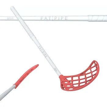 Florbalová hůl Fatpipe Raw 32 Thin Silk White Levá (levá ruka dole) 87 cm (= 97 cm)
