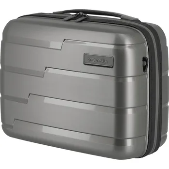 Travelite Air Base Kosmetický kufřík 34cm Šedá Anthracite 14L