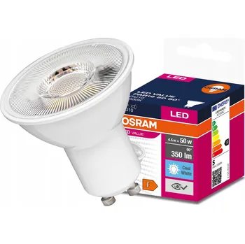 Žárovka OSRAM LED žárovka reflektor VALUE 4.5W 4000K 350lm GU10 60°