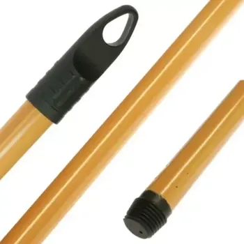 Kovová hůl s plastovým potahem jemný závit 130 cm mix barev