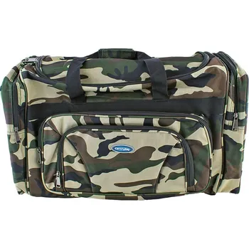 Cestovní taška Taška maskáčová cestovní LB65 woodland (praktická 65 cm sportovní cestovní kabela)