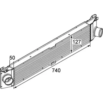 Chladič motoru Chladič turba MAHLE CI 157 000P