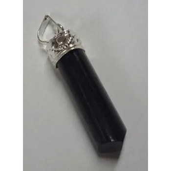 Přívěsek Turmalín skoryl přívěsek zdobený úchyt