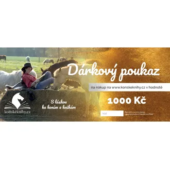 Chovatelství Dárkový poukaz na knihy Hodnota: 1000 Kč
