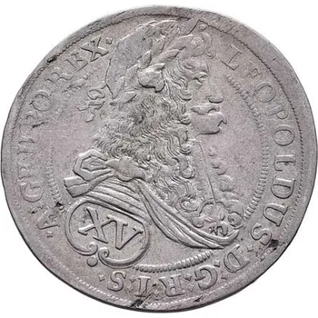 XV (15) Krejcar 1696 Vídeň Leopold I. cca 6,34 g