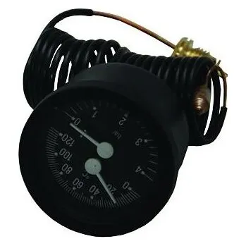 Kotel DAKON termomanometr černý FB