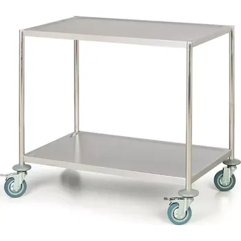 Nerezový policový GASTRO vozík, 815 x 495 mm, bez madla